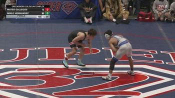 126 lbs Final - Mateo Gallegos, PA vs Miklo Hernandez, MN