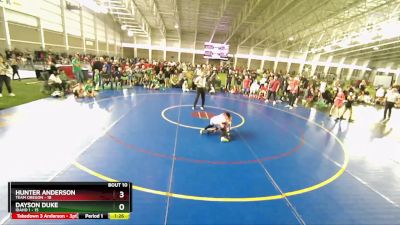 71 lbs Quarters & Wb (16 Team) - Hunter Anderson, Team Oregon vs Dayson Duke, Idaho 1