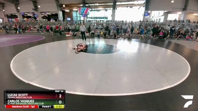 70 lbs Cons. Semi - Carlos Vasquez, El Paso Enforcers Wrestling Club vs Lucas Scott, Texans Wrestling Club