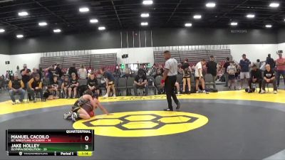 95 lbs Quarterfinals (8 Team) - Jake Holley, Olympia/Demolition vs Manuel Cacoilo, DC Wrestling Academy