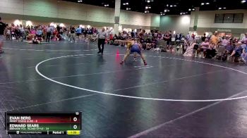 145 lbs Round 3 (16 Team) - Edward Sears, Brevard FCA- Island Style vs Evan Berg, Minot Young Guns