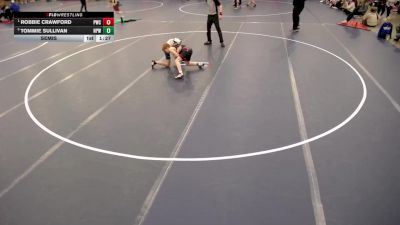 12U - 98 lbs Cons. Semis - Robbie Crawford, Pinnacle Wrestling Club vs Tommie Sullivan, New Prague Wrestling