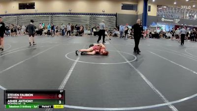 130 lbs Round 2 (4 Team) - Steven Faubion, Ohio Gold vs Asher Anthony, Richmond WC