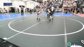 49 lbs Semifinal - Gatlen Ruminer, Sallisaw Takedown Club vs Maverick Lee-degraffenreid, Checotah Matcats