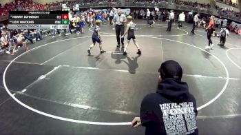 65 lbs Cons. Round 2 - Levi Watkins, Ponca Spears Wrestling Club vs Henry Johnson, FoxFit