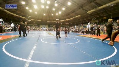 49 lbs Quarterfinal - Kevin Harris, HURRICANE WRESTLING ACADEMY vs Trysten Harris, Pin-King All Stars