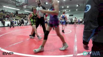 76-80 lbs Consi Of 4 - Mason Woolman, Tiger Trained Wrestling vs Bree Leyba, Team Tulsa Wrestling Club