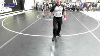 100 lbs Quarterfinal - Keegan Cooper, Jay High School vs Alina Peralta, Broken Arrow Girls HS