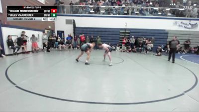 125 lbs Champ. Round 2 - Riley Carpenter, Thunder Ridge Outlaws Wrestling Club vs Riggin Montgomery, Brothers Of Steel Wrestling Club
