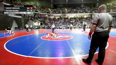 105 lbs Champ. Round 1 - Ashley Morales, Gainesville vs Payton Holmes, Veteran`s