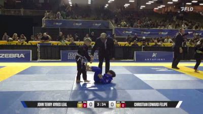 Christian Edward Felipe vs John Terry Ayres Leal 2026 Pan Kids Jiu-Jitsu IBJJF Championship