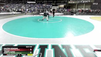 155 lbs Champ. Round 1 - Joseph Gates, Federal Way Spartans Wrestling vs Dalton Monoian, Goldendale Grapplers Youth Wrestling
