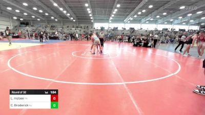220 lbs Round Of 32 - Logan Mcbee, TN vs Christopher Broderick, NJ