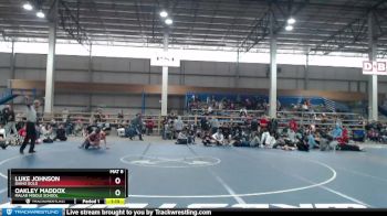 120 lbs Quarterfinal - Oakley Maddox, Malad Middle School vs Luke Johnson, Idaho Gold