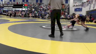 175 lbs Cons. Round 4 - Logan Evans, Elmwood vs Zeke Dushane, Anthony Wayne