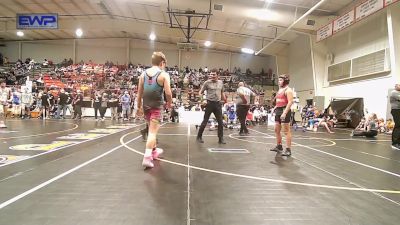 110 lbs Quarterfinal - Miles Allen, Barnsdall Youth Wrestling vs Kamden Barnett, Bristow Youth Wrestling