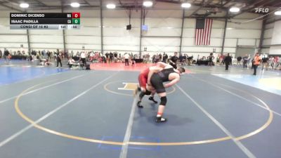160 lbs Consi Of 16 #2 - Dominic DiCenso, MA vs Isaac Padilla, CA