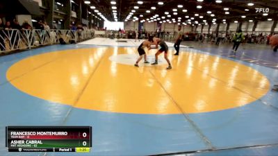 100 lbs Rd# 1 9:00am Friday - Asher Cabral, Mat Assassins vs Francesco Montemurro, Team BAM