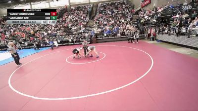 3A 140 lbs Quarterfinal - Lizbet Rodriguez, Canyon View vs Adrianne Lee, Carbon