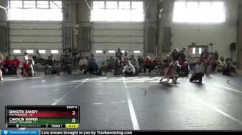 68 lbs Round 2 (8 Team) - Dakota Sandy, Mat Assassins vs Carson Raper, NCWAY Crusaders