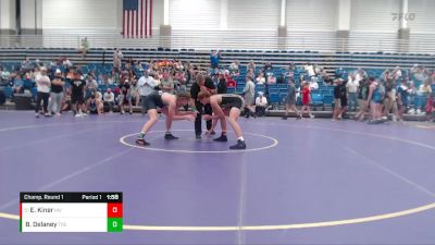 160 lbs Champ. Round 1 - Elijah Kiner, Mt Vernon(Fortville) vs Bowden Delaney, Tremont