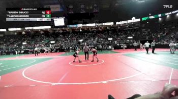 160 lbs Champ. Round 2 - Landon Gruber, FUW2 vs Easton DiBucci, POC3