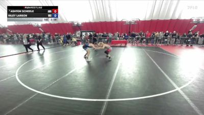 132 lbs Champ. Round 1 - Ashton Scheele, Askren Wrestling Academy vs Riley Larson, Weigh In Club