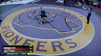 Cons. Semi - Brenden Ging, Plattsmouth vs Emmitt Dirks, York