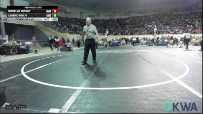 67 lbs Consi Of 8 #2 - Roselyn Mosby, Wyandotte Youth Wrestling vs Legend Koch, Duncan Demon Wrestling