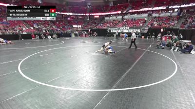 100 lbs Quarters - Aini Anderson, Holmen vs Mya Beckett, Notre Dame