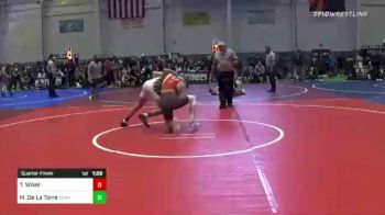 145 lbs Quarterfinal - Trent Wikel, 1 vs Mario De La Torre, Team Quest