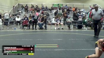 78 lbs Cons. Round 1 - Thomas Block, Northern Elite Wrestling Academy vs Joaquin Amaya, Pack Elite