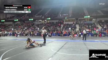 70 lbs Cons. Round 1 - MaKinley Connor, Silver Lake vs Laiken Wells, Hutchinson Kids Wrestling Club