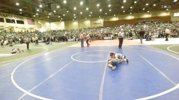 87 lbs Consi Of 8 #2 - Triton Wait, Twin City WC vs Maxton Vaughn, Carson Bulldogs