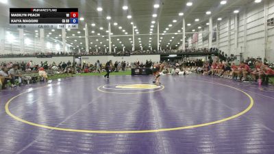 130 lbs Madilyn Peach, Wisconsin vs Kaiya Maggini, California Gold