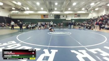 125 lbs Cons. Semi - Madison Fowler, Kelso (Girls) vs Sofia Lie, River Ridge (Girls)