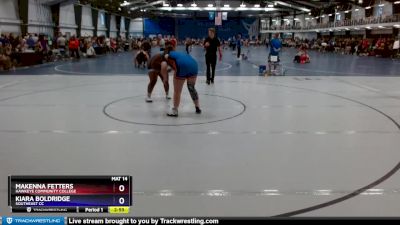 235 lbs Round 2 - Kiara Boldridge, Southeast CC vs Makenna Fetters, Hawkeye Community College