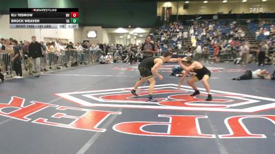 157 lbs Round Of 64 - Eli Tedrow, WV vs Brock Weaver, GA
