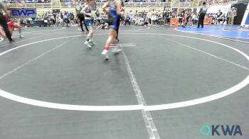 49 lbs 3rd Place - Addilynn Quintero, Harrah Little League Wrestling vs Jett Gentry, Husky Wrestling Club