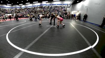 80 lbs Quarterfinal - Adyson Wagner, Choctaw Ironman Youth Wrestling vs Carsyn Watts, Marlow Outlaws