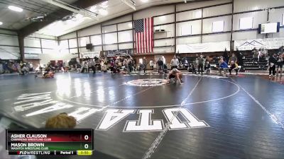 110 lbs Cons. Round 3 - Asher Clauson, Champions Wrestling Club vs Mason Brown, Wasatch Wrestling Club