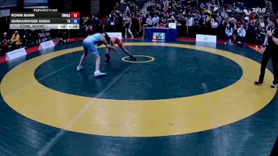 41kg Cons. Round 1 - Ronin Mann, Coast Wrestling Academy & Society vs Gurkarnveer Singh, The ROC