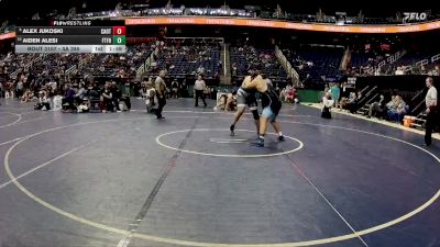 3A 285 lbs Champ. Round 1 - Alex Jukoski, Central Academy Of Technology And Arts vs Aiden Alesi, Fred T. Foard High School