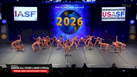 Studio 22 - Senior All Stars Large Lyrical [2026 Senior Large Contemporary/Lyrical Semis] 2026 The Dance Worlds