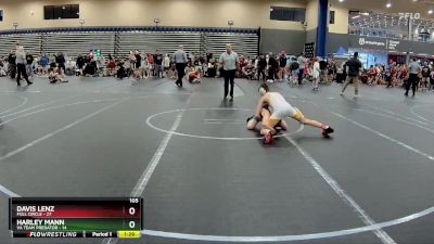 105 lbs Round 1 (8 Team) - Davis Lenz, Full Circle vs Harley Mann, VA Team Predator