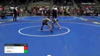 58 lbs Quarterfinal - Kayce Spellman, Brighton WC vs Chasyn Wilder, Triumph