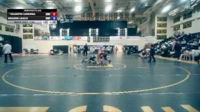 144 lbs Cons. Semi - Valentin Ledezma, Team Missouri Select vs Braden Leach, Team Missouri Select