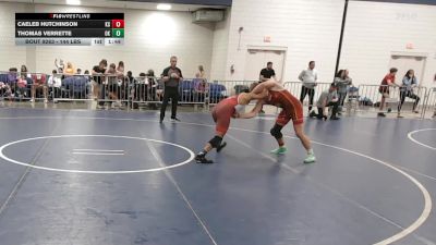 144 lbs Consi Of 32 #2 - Caeleb Hutchinson, KS vs Thomas Verrette, OK