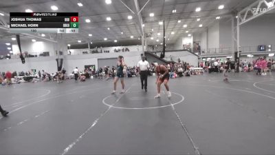 150 lbs Round 3 (6 Team) - Joshua Thomas, Barn Brothers BlueWave vs Michael Horn, Team Darkhorse
