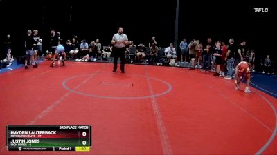 110 lbs Placement (4 Team) - Hayden Lauterback, Revolution Elite vs Justin Jones, Iron Horse